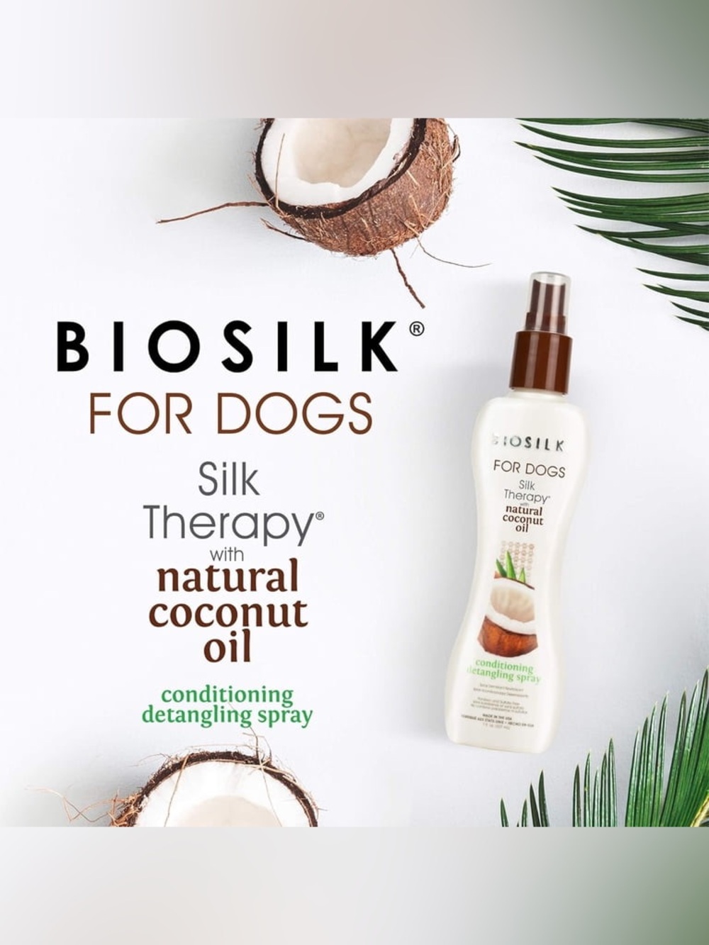Biosilk | Silk Therapy Dog Conditioner Detangling Spray